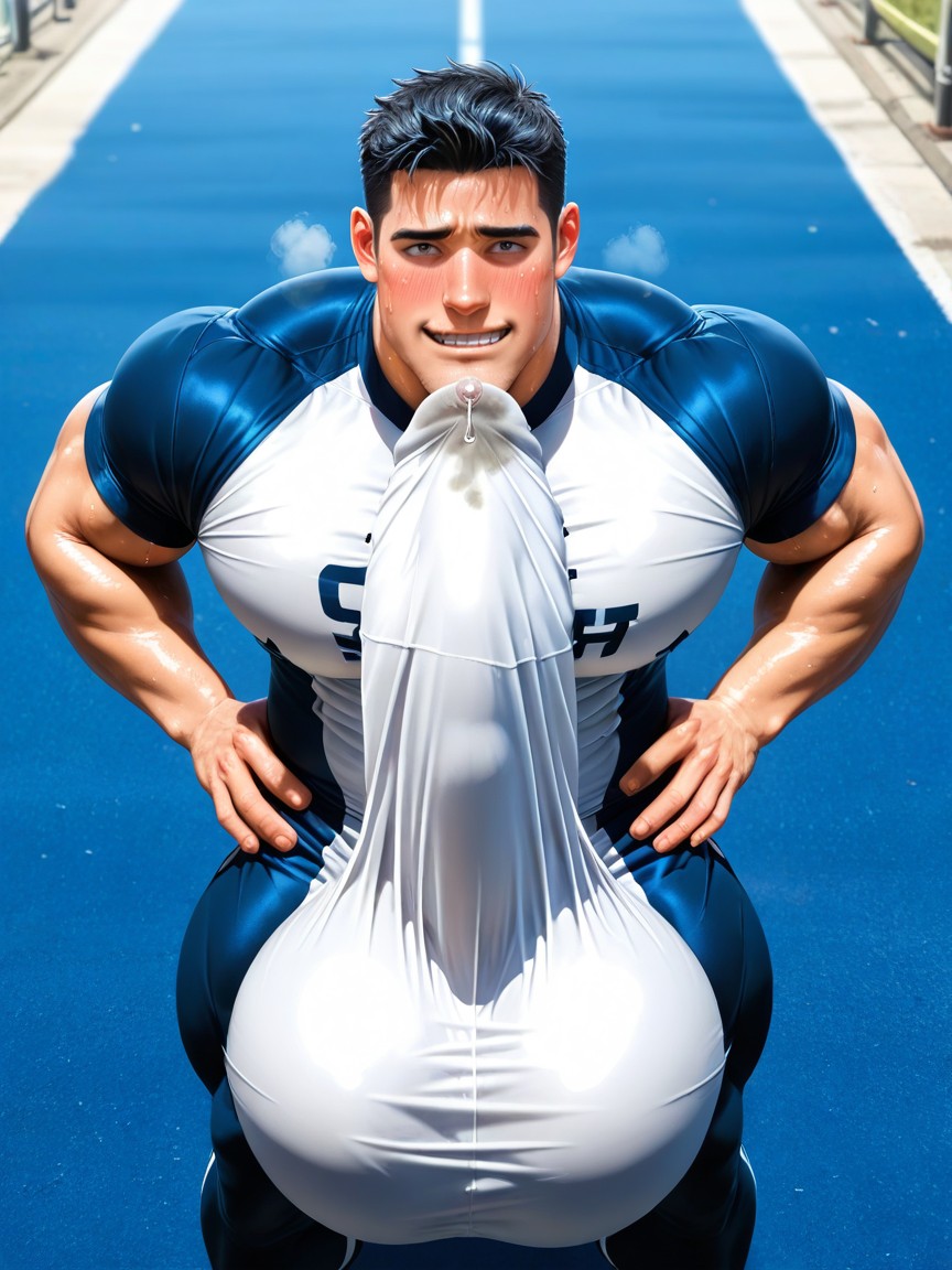 Glans Bulge Hidden Behind Fabric, Bara Manga, Selfsuck 게이 AI 야짤