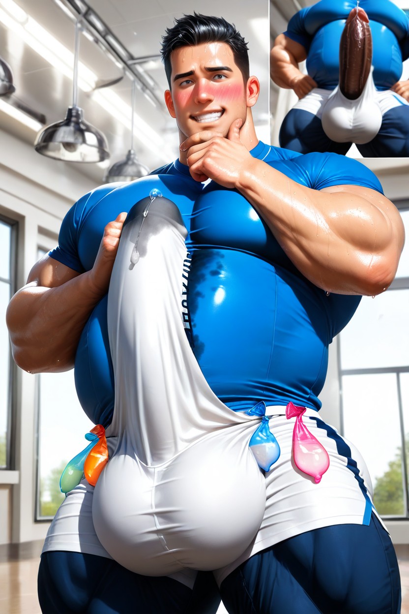 Photorealistic, Athlete, Bara Manga AI Gay Porn