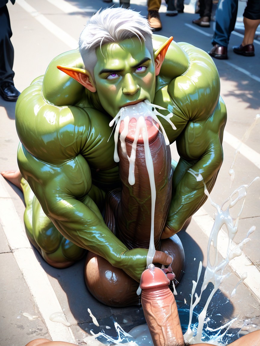 Naked, Hyper Muscle, Only Men Porno gay IA