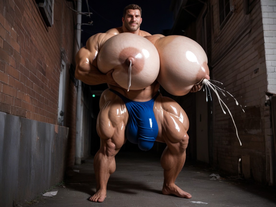 20+, Muscular, Grabbing Boobs AI Gay Porn