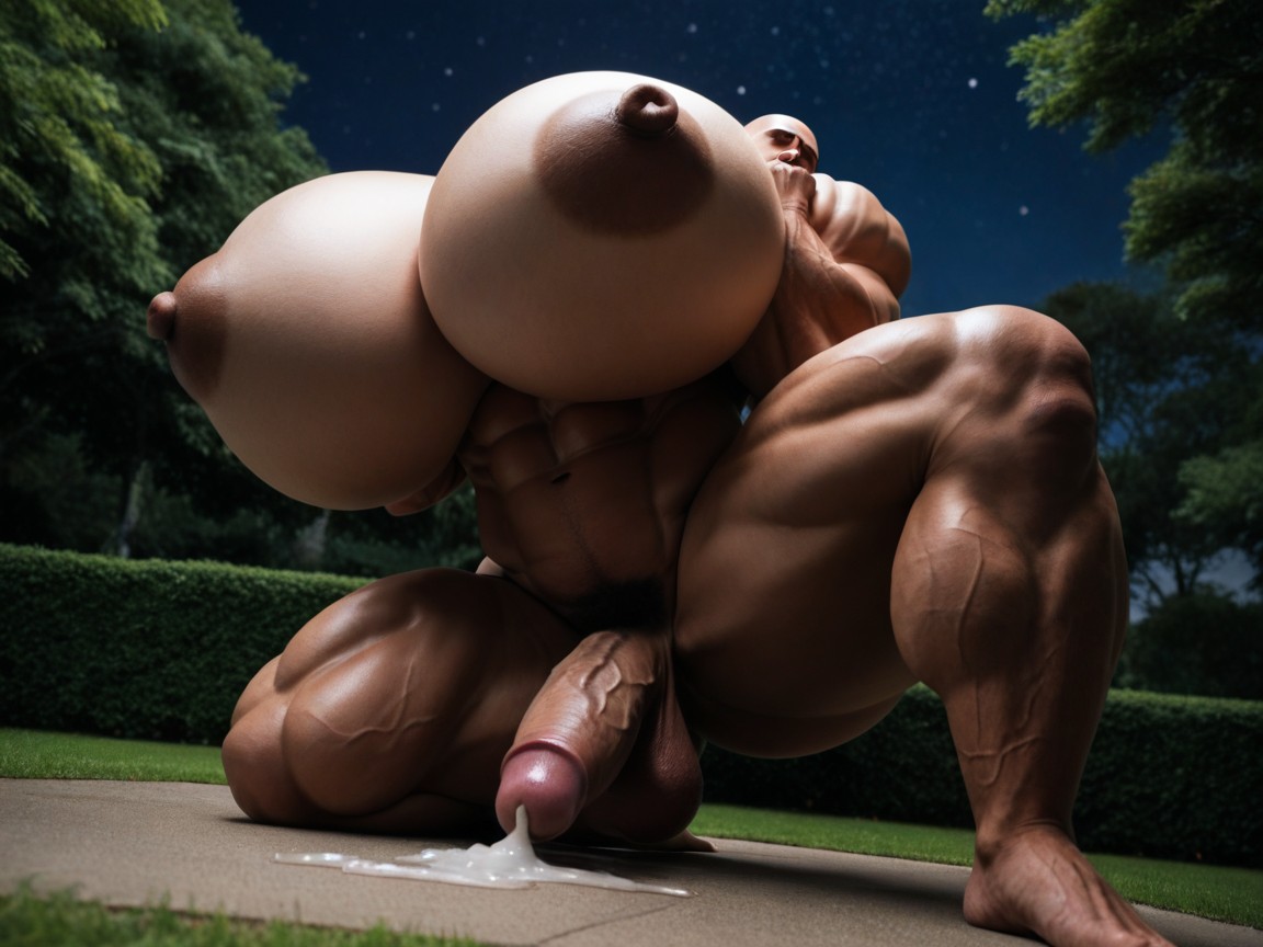 25+, Musclé, Extrêmement Lourd En Bas Porno IA Gay