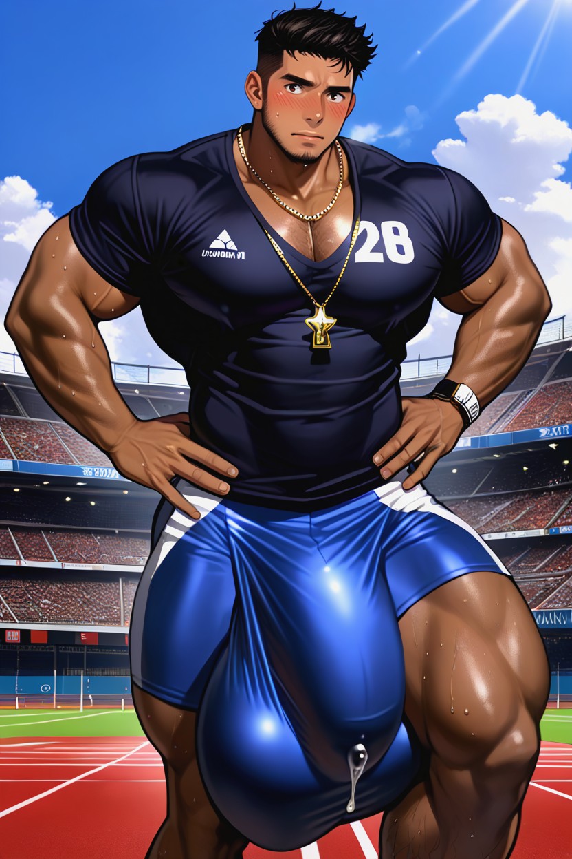 Steamy, Hands On Hips, Male Only AI Gay Porn