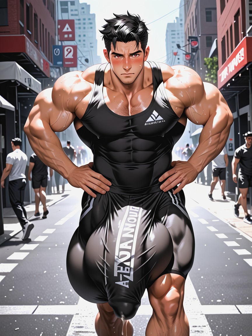 肌肉型, Hq, Out In Public AI同性戀黃片