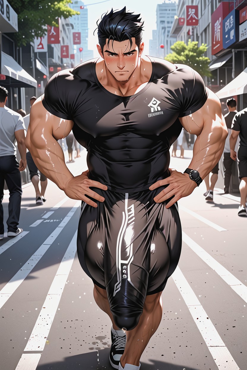 Hypercock Upward Bulge Thicker And Longer Than Arms, Bara Manga, 18+ Porno gay IA