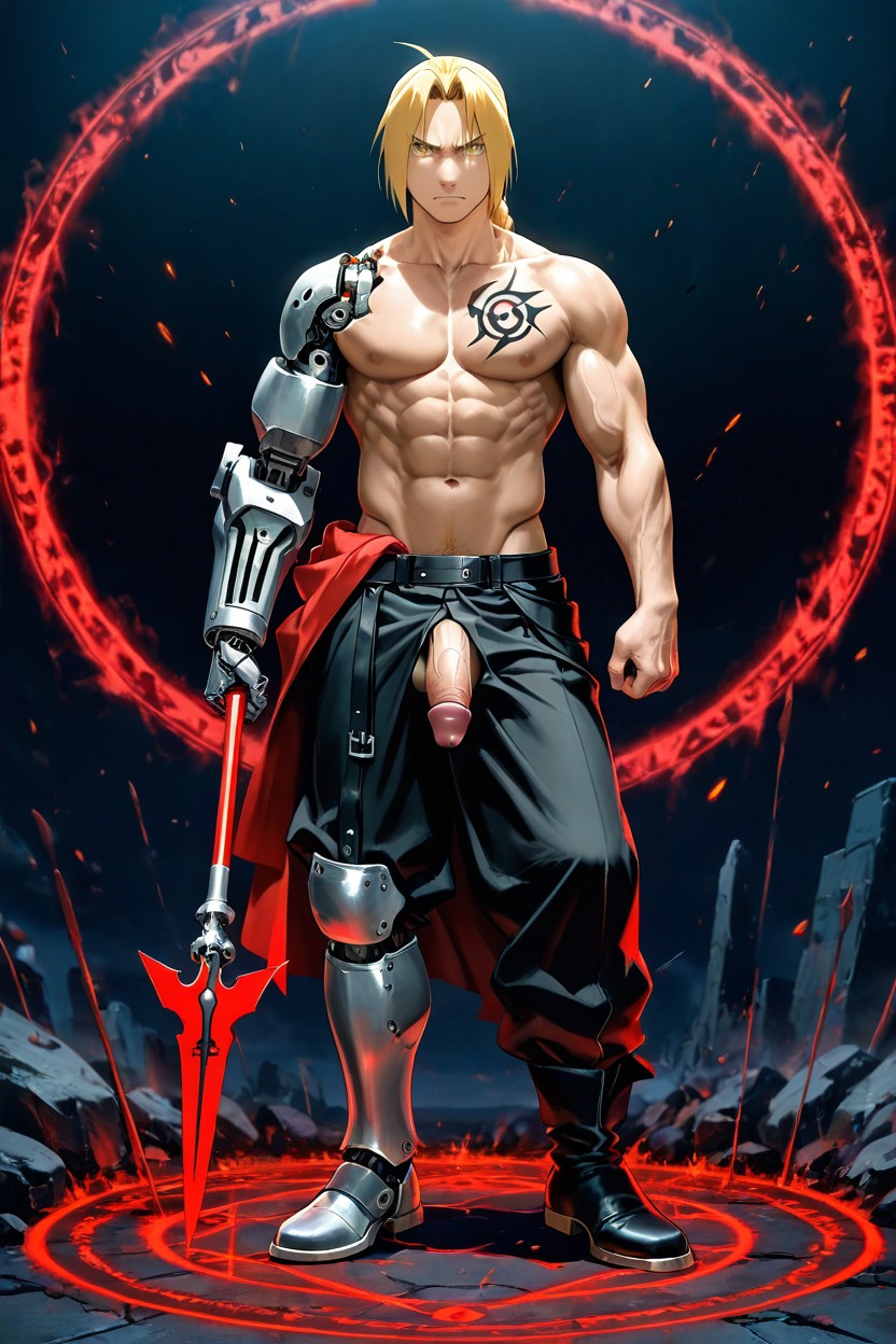 A Transmutation Circle Underneath Him, Naked, Spear AI同性恋黄片