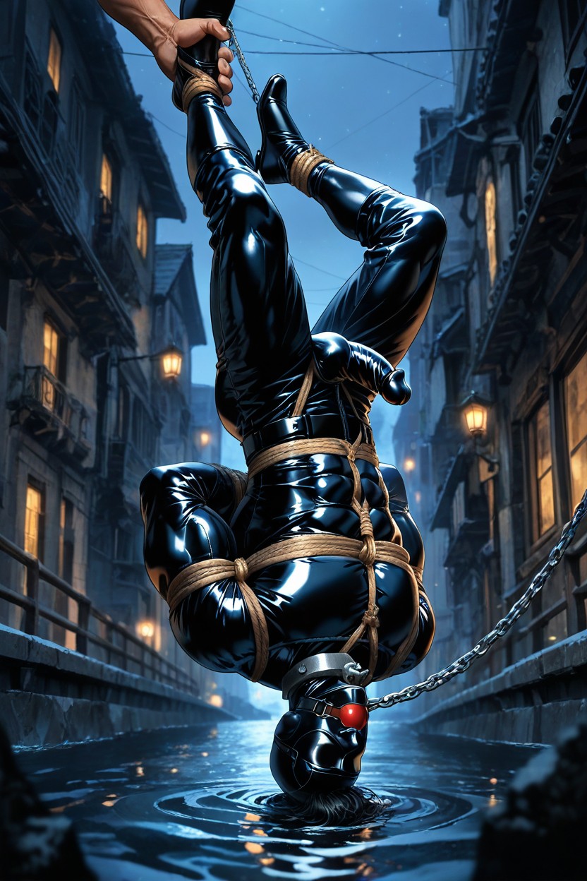 Heavy Muscle, Kinbaku, Medieval AI Gay Porn
