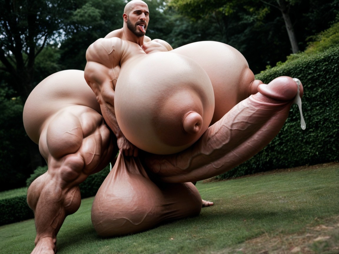 Full Body, Wide Angle, Side View AI Gay Porn