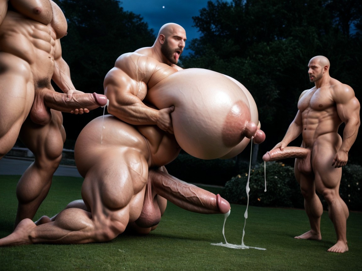 20+, Penis Bigger Than Body, Wide Angle AI Gay Porn