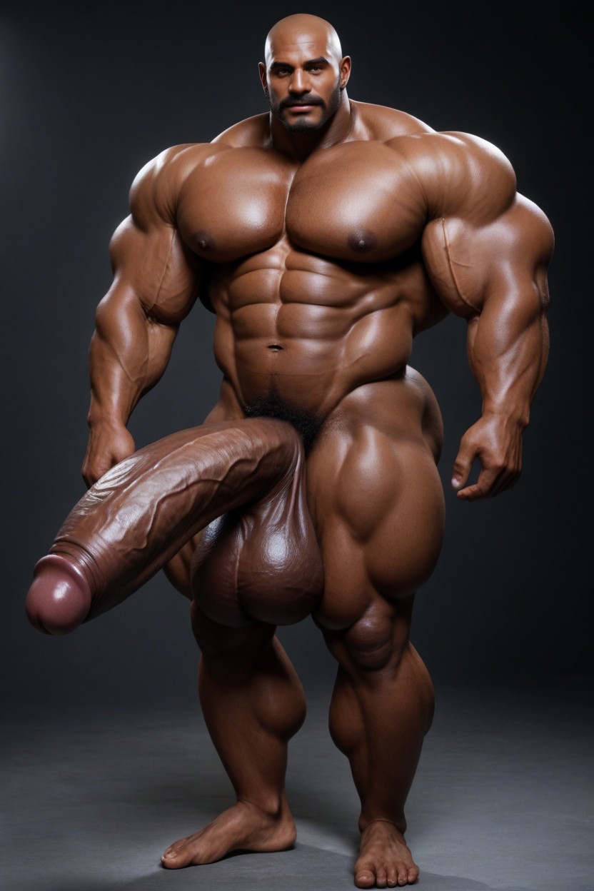 18+, Nude, Front View ゲイAIポルノ
