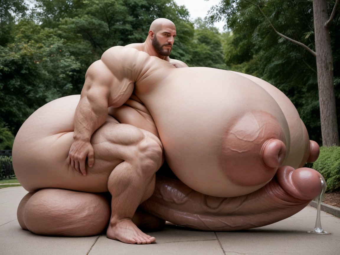 Hyper Cock Bigger Than Human, Hyper Cock, Balls Bigger Than Human AI Gay Porn