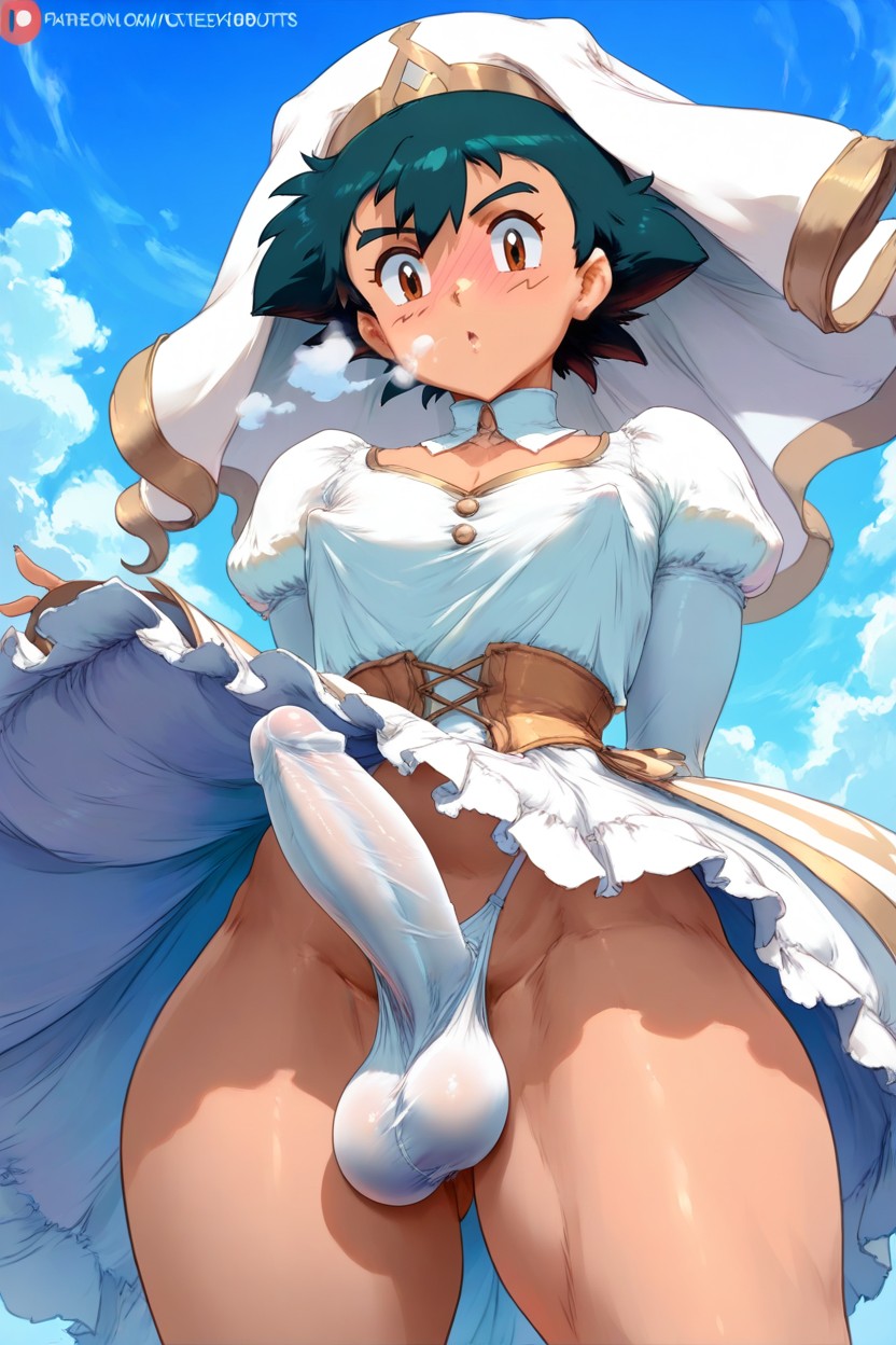 Smooth Skin, Looking Down, Anime Accurate ゲイAIポルノ