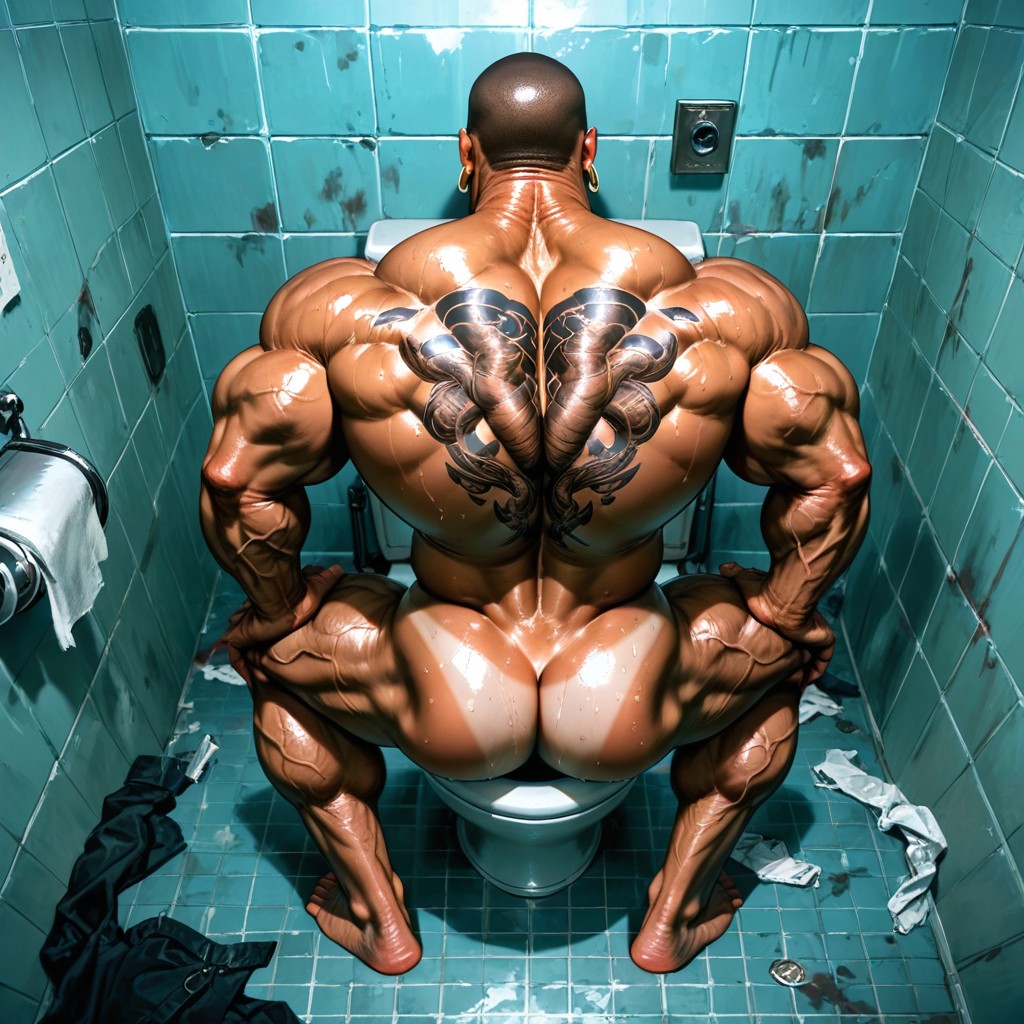 Steel Rings, Veiny Legs, Huge Muscles AI同性戀黃片