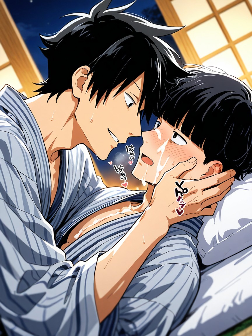 25+, Night, Japanese AI Gay Porn