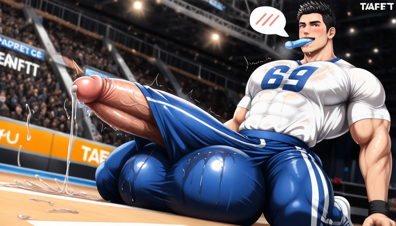 Shirt Fully Covers Hyper Erection, Upwards Cock Outline In Shirt Pressed Against Body, Gigantic Balls AI同性恋黄片