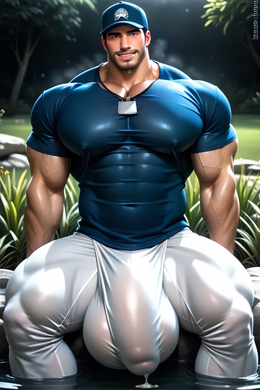 Bulge Thicker And Longer Than Leg, Steamy, Detailed ゲイAIポルノ