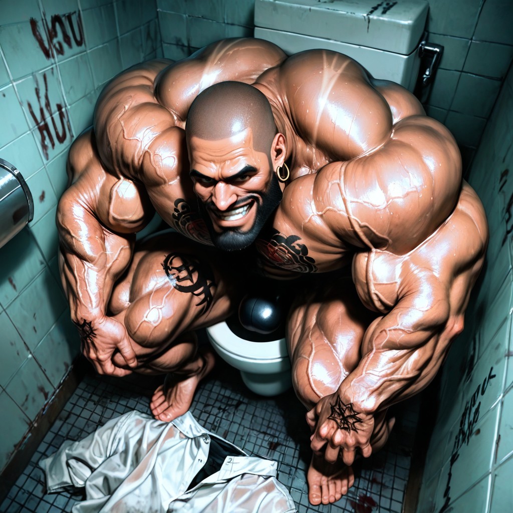 Sweaty, Clothes On Floor, No Hair On Forearms ゲイAIポルノ