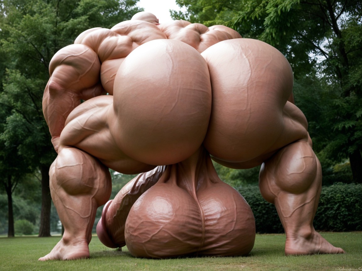 Puffy, Extreme Massive Hyper Muscles, Massive Muscles Pornografia gay com IA