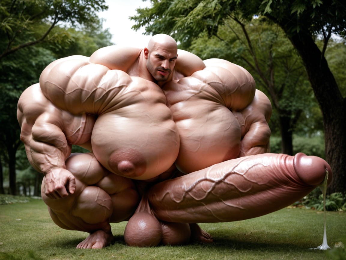 公園, Extreme Hyper Vascular Muscles, Oversized Heavy Hyper Muscles AI同性戀黃片