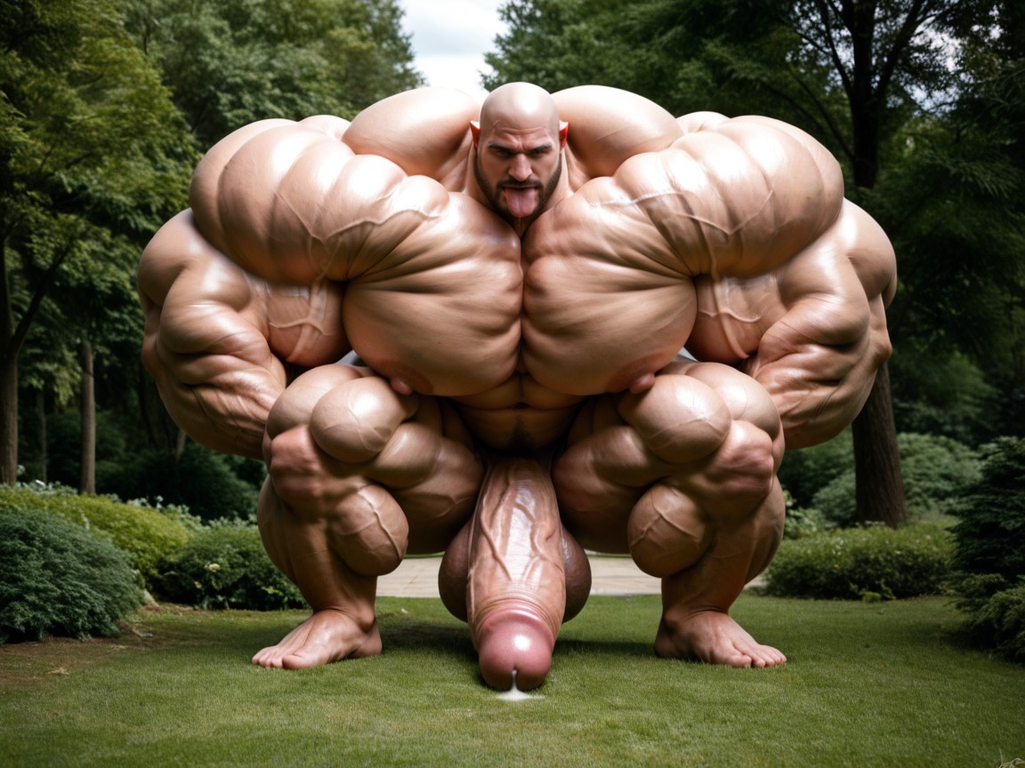 Obese, Massive Oversized Muscle Growth, Hyper Puffy AI同性戀黃片
