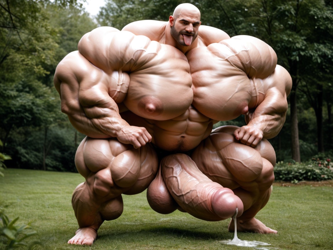 Massive Oversized Hyper Muscles, Extreme Massive Hyper Muscles, 站立 AI同性恋黄片