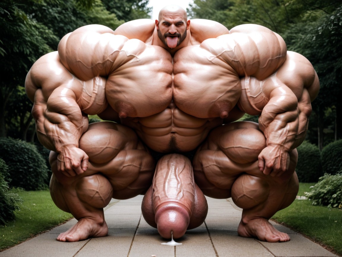 Massive Oversized Hyper Muscles, 20+, Hyper Cock Bigger Than Human ゲイAIポルノ