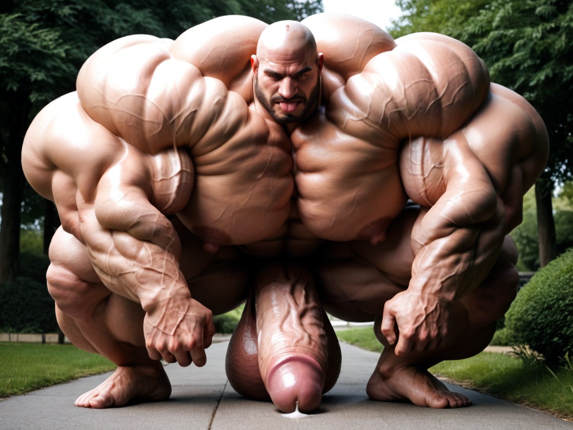Balls Bigger Than Human, Extreme Massive Hyper Muscles, Hyper Cock Bigger Than Human AI同性戀黃片