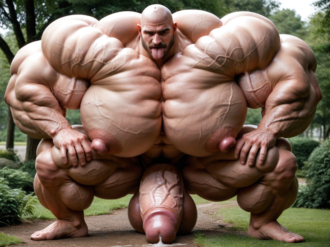 Hyper Taut Cock, Massive Oversized Hyper Muscles, Hyper Taut Round Muscles AI同性戀黃片