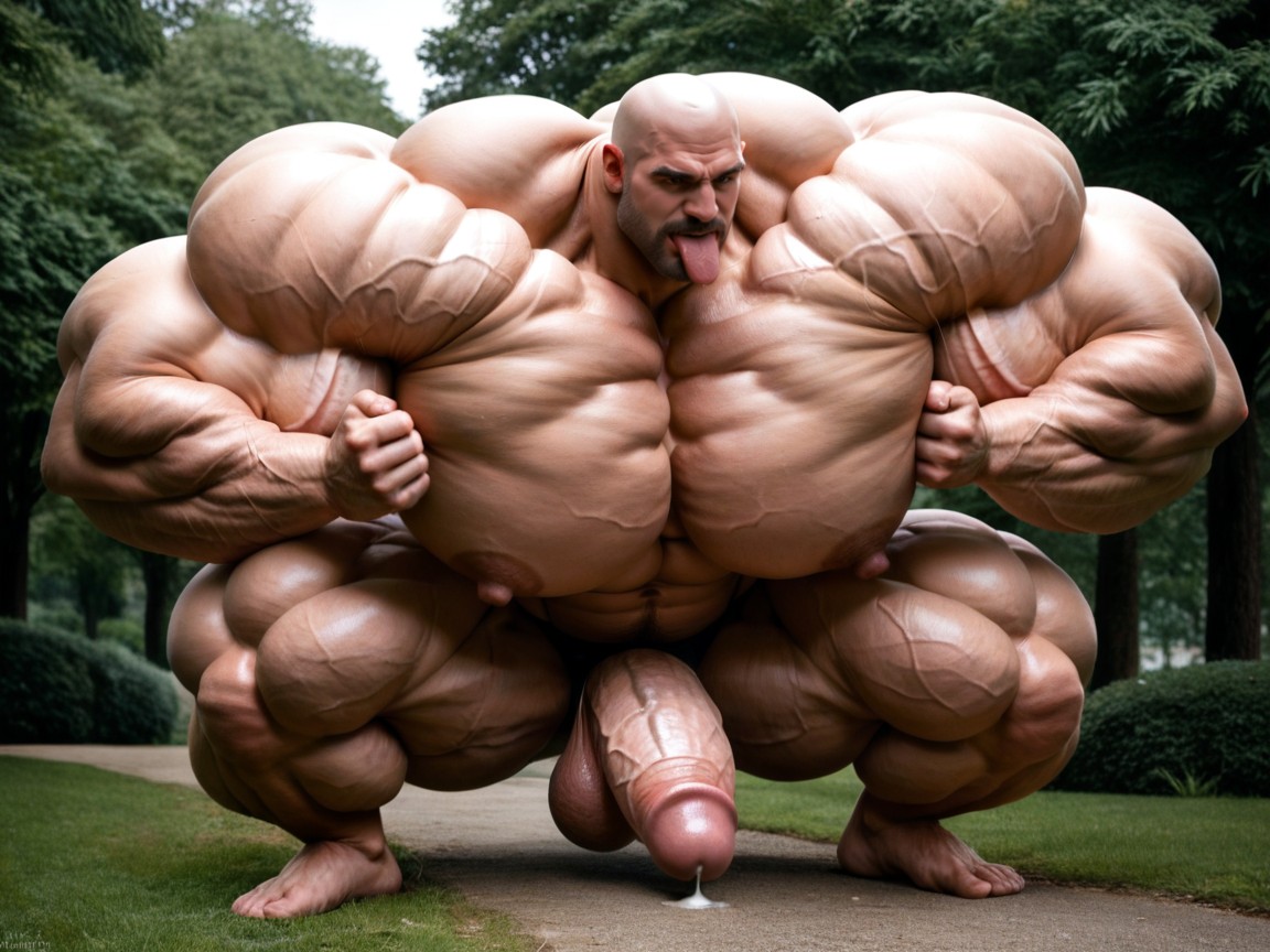 Hyper Cock Bigger Than Human, Obese, Parque Pornografia gay com IA