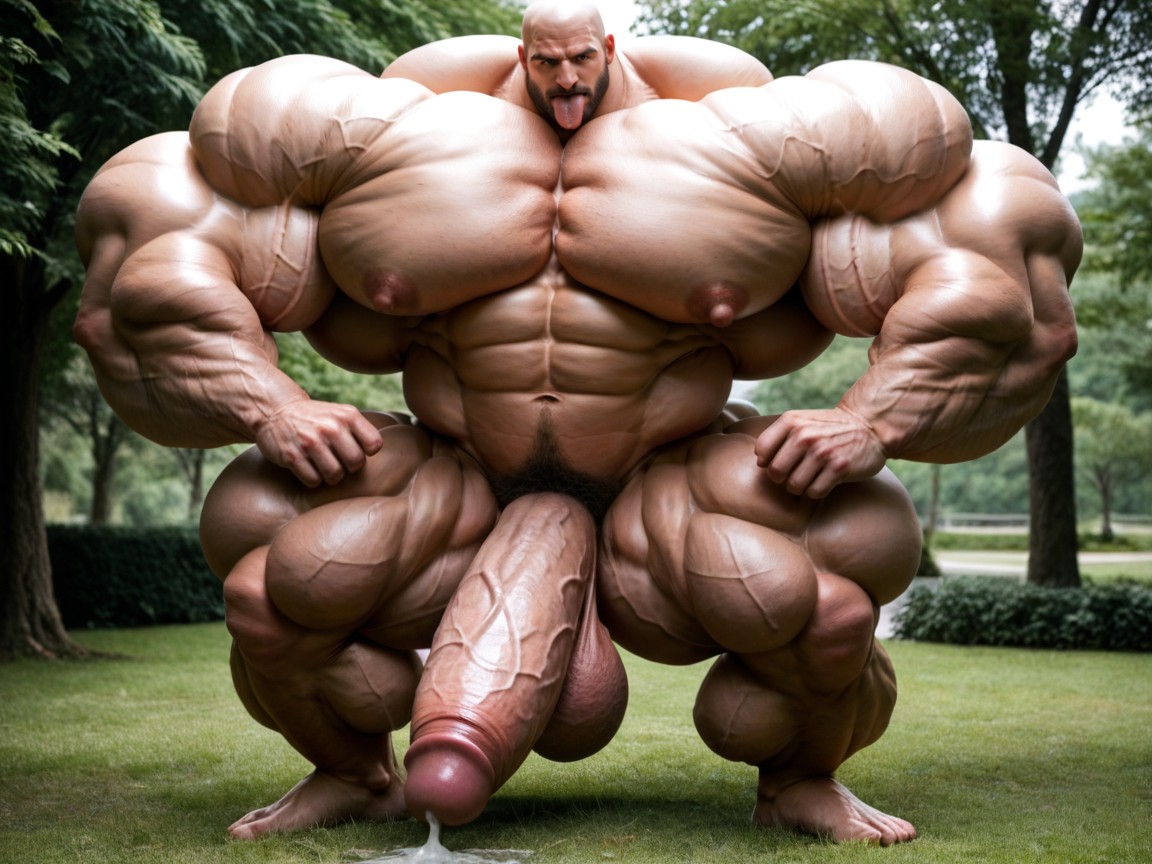 立つ, Obese, Hyper Taut Cock ゲイAIポルノ