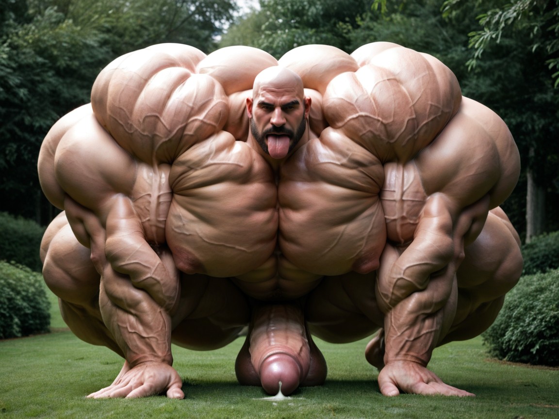 立つ, Hyper Taut Muscles, Obese ゲイAIポルノ