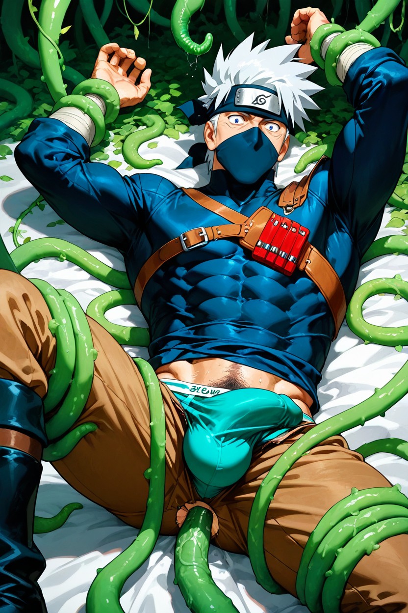 25+, Laying On Back, Tentacles Coiling ゲイAIポルノ