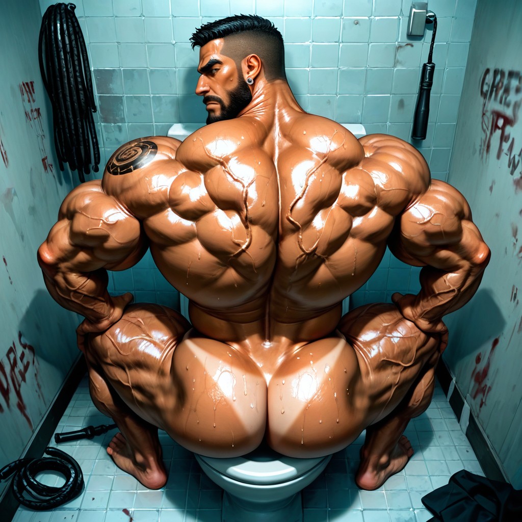Handsome, 廁所隔間, Thick Eyebrows AI同性恋黄片