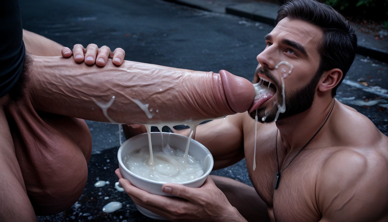 Jerking Off Motion Blur, Bukkake, Male Only ゲイAIポルノ