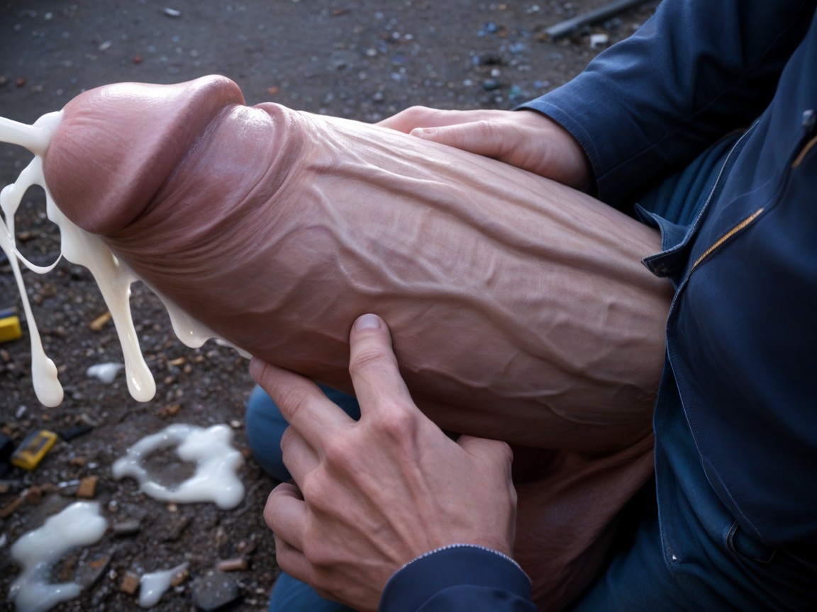 Gigantic Uncut Hyper Penis, Detailed, Cum Facials AI同性戀黃片