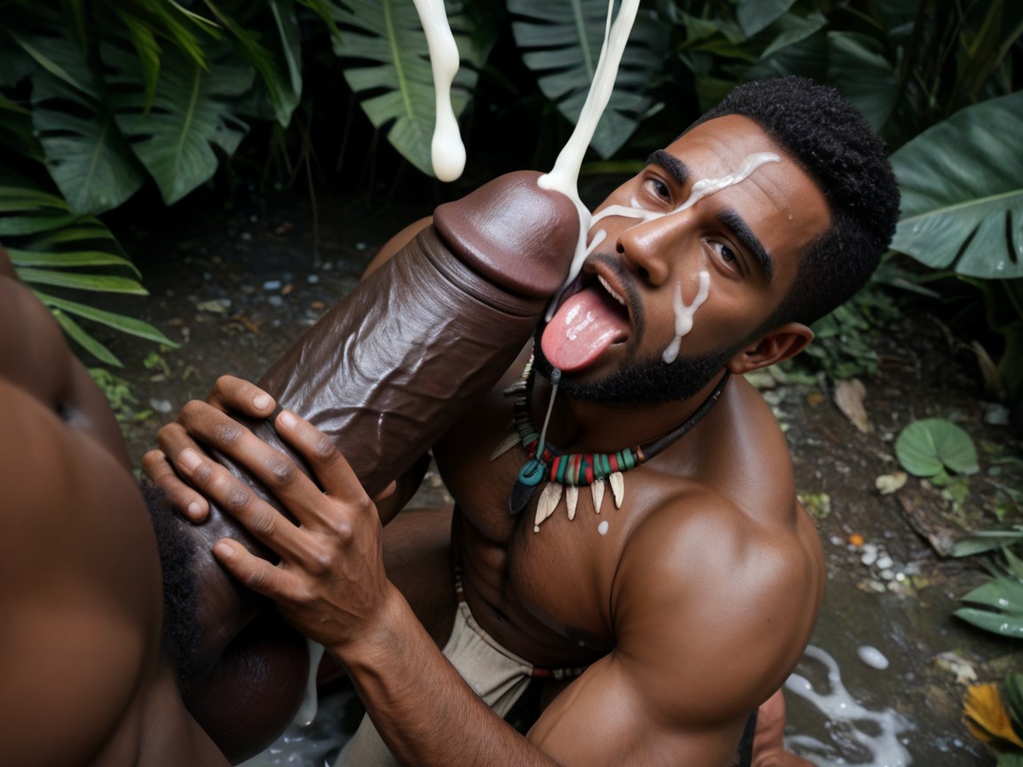 Gay, 雨が降っている, Tongue Out ゲイAIポルノ