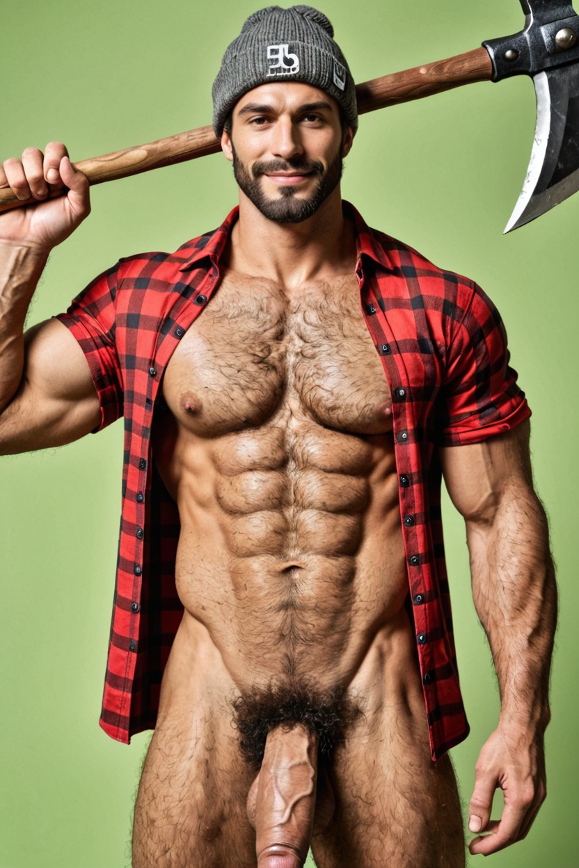 Iraqi Man, Extra Long Foreskin, Dynamic Pose ゲイAIポルノ