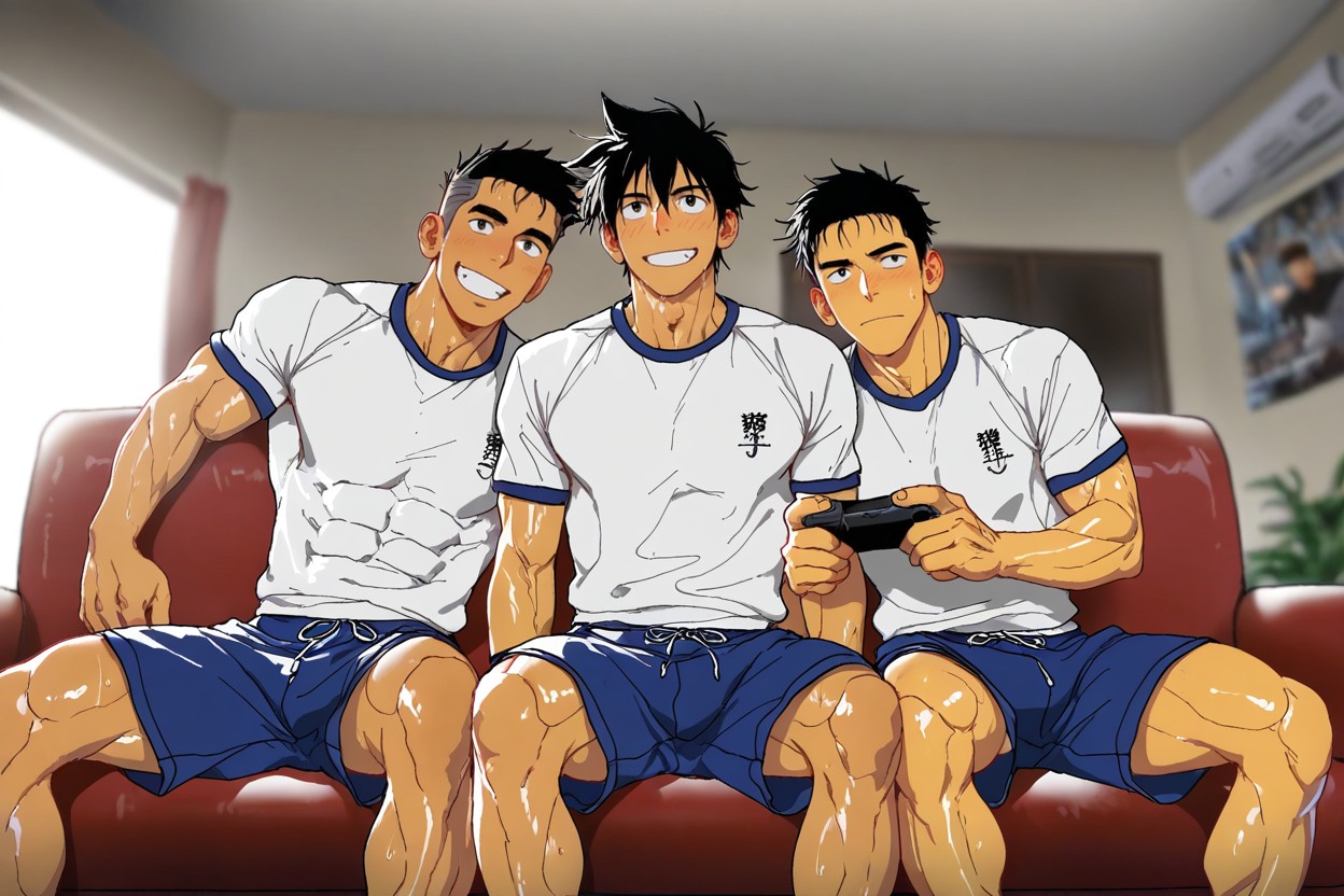 Handsome Men, Beitemian, 笑口常开 AI同性戀黃片