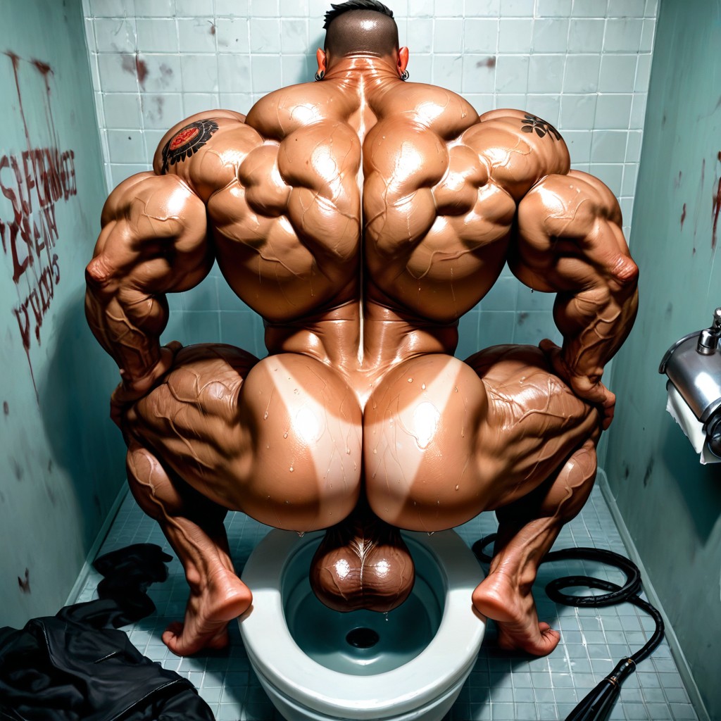 No Hair On Chest, Sitting Down On Toilet, Monster Neck Porno gay IA