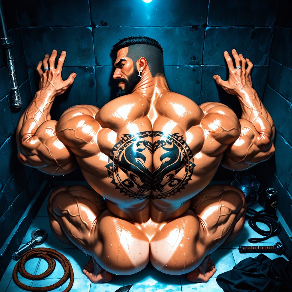 Veiny Arms, Tan Lines, Gloomy Atmosphere Porno IA Gay