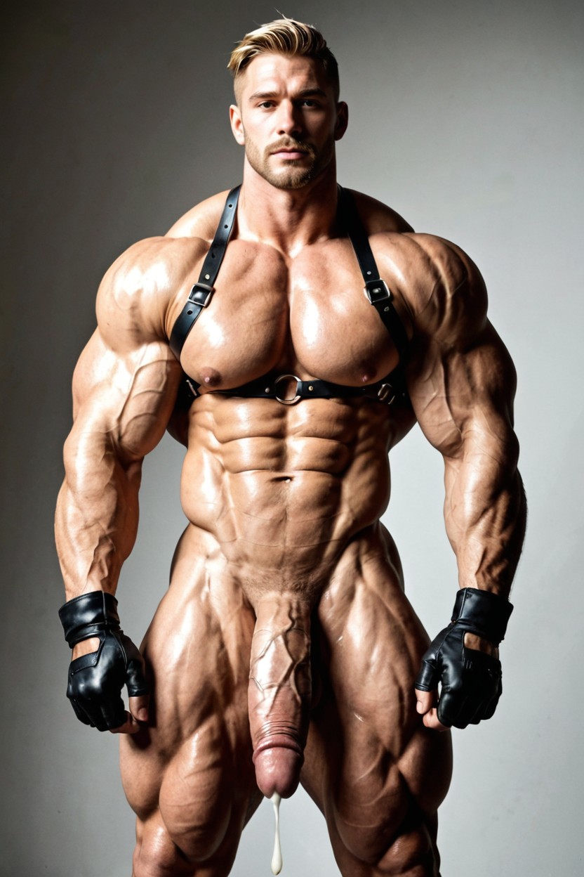 Get Off Hyper Penis, Hyper Muscular Arms, Blonde Mustache AI同性恋黄片
