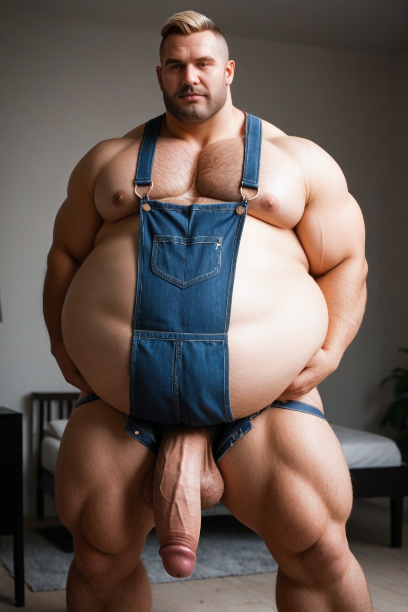 Scandinave, Cuisses Épaisses, Fat Porno IA Gay