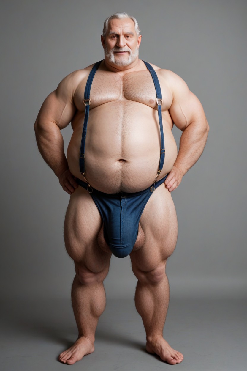 Choqué, Gros Cul, Extremely Erect Downward Curved Cock Porno IA Gay