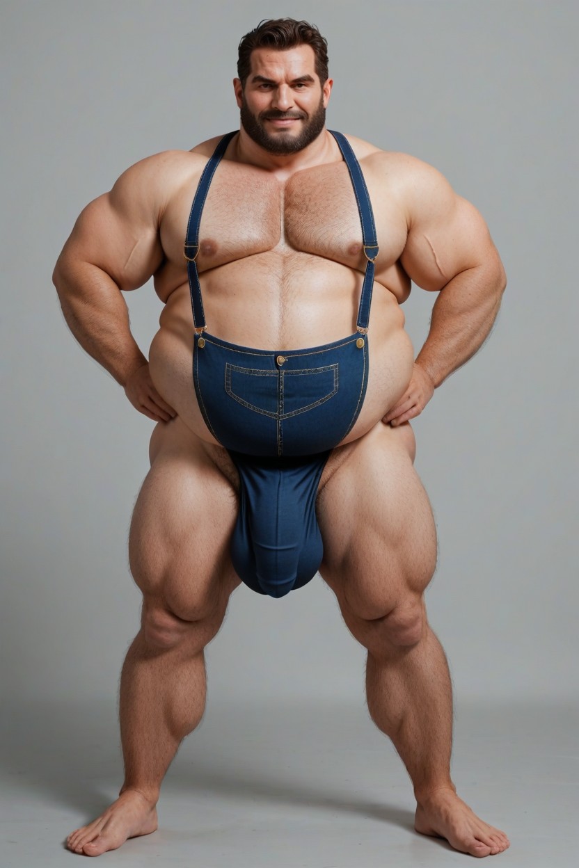 Shorts Jeans, Thick, Skintight Pornografia gay com IA