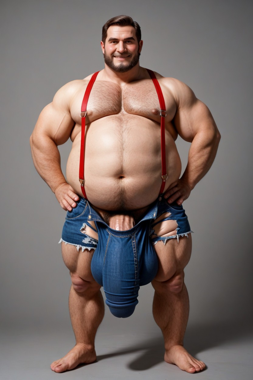 Lots Of Thick Grey Body Hair And Armpit Hair Bushes, Pubic Hair, Blushing Looking At Viewer Porno IA gay