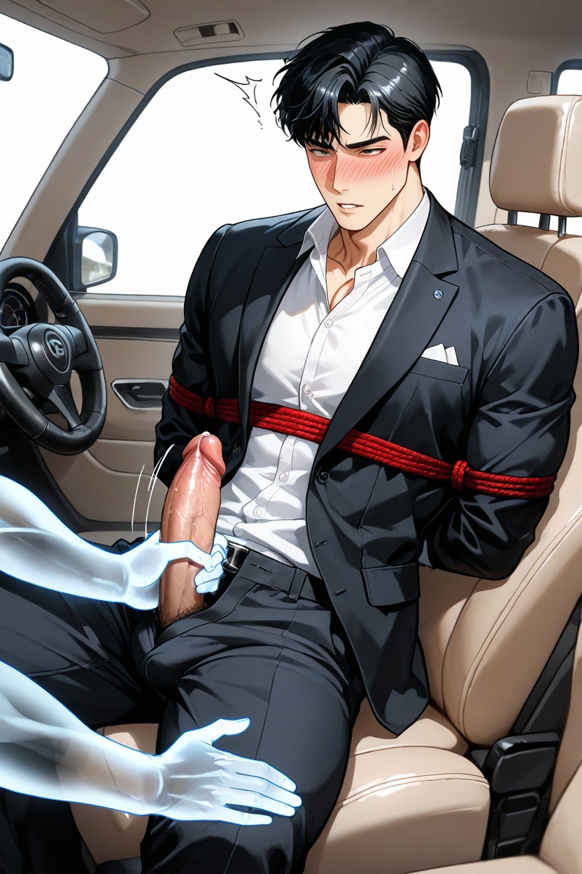 Discreet Clothes, Ceo Style, 雙臂放在背後 AI同性戀黃片