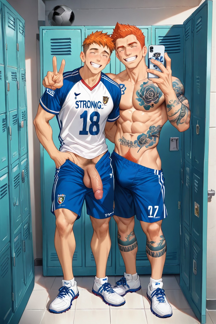Straight Guys, Bromance, Bottom Naked Porno IA Gay