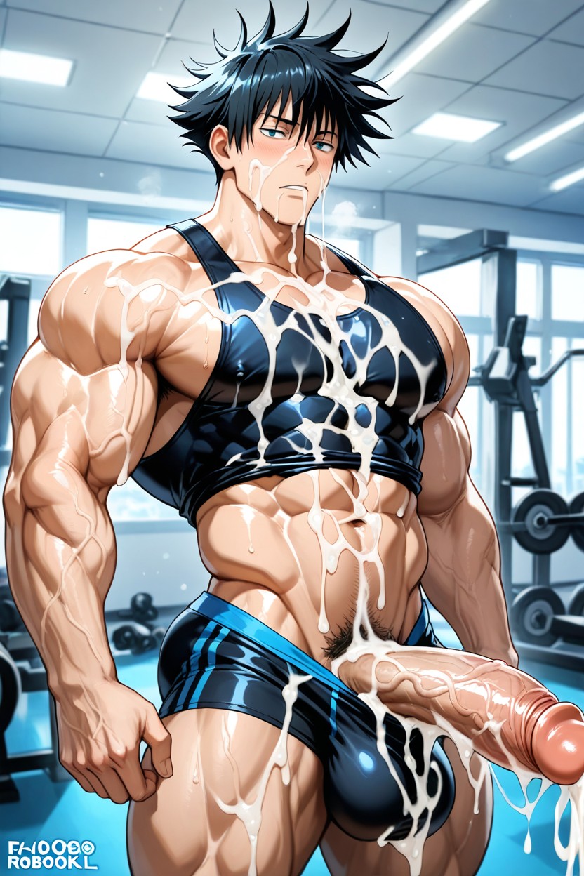 Style By Artist Robokeh, Cum On Clothes, Cum On Thighs ゲイAIポルノ