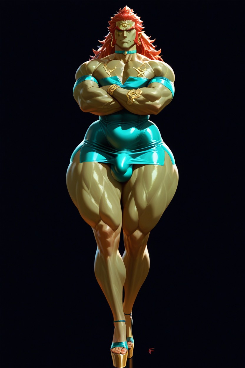 From Front, Solo, Ganondorf Porno IA Gay