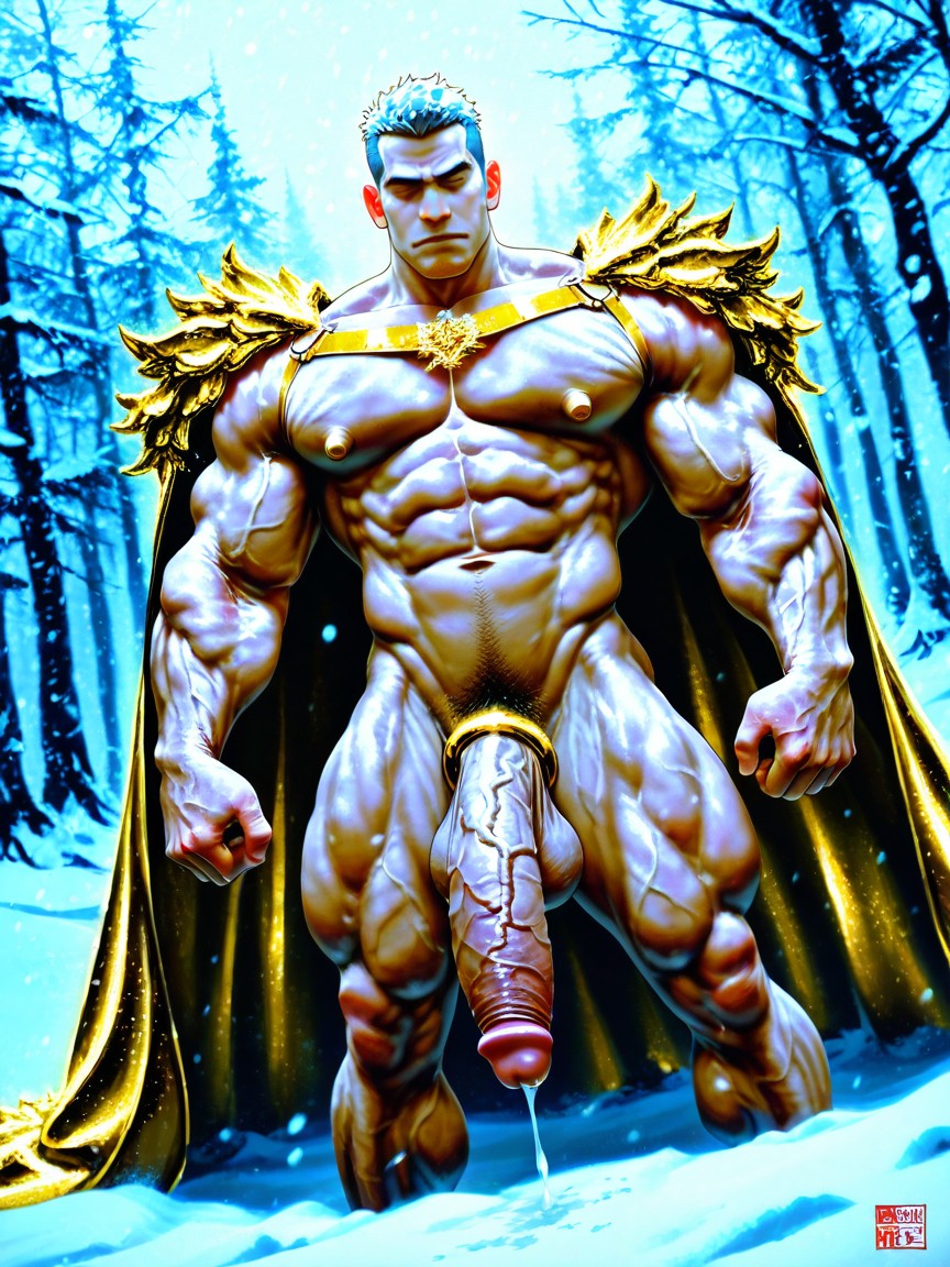 Broad Shoulders, Beitemian, Throbbing Cock Porno IA Gay
