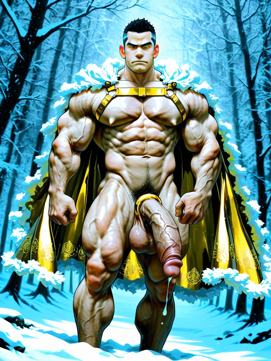Wide View, Sexy And Handsome, Well Defined Pectoral Muscles Porno IA Gay